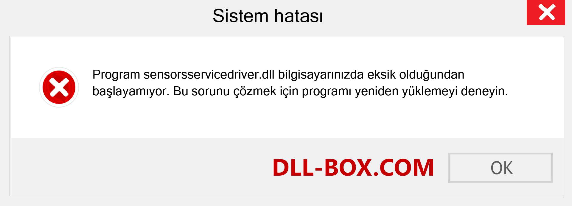 sensorsservicedriver.dll dosyası eksik mi? Windows 7, 8, 10 için İndirin - Windows'ta sensorsservicedriver dll Eksik Hatasını Düzeltin, fotoğraflar, resimler